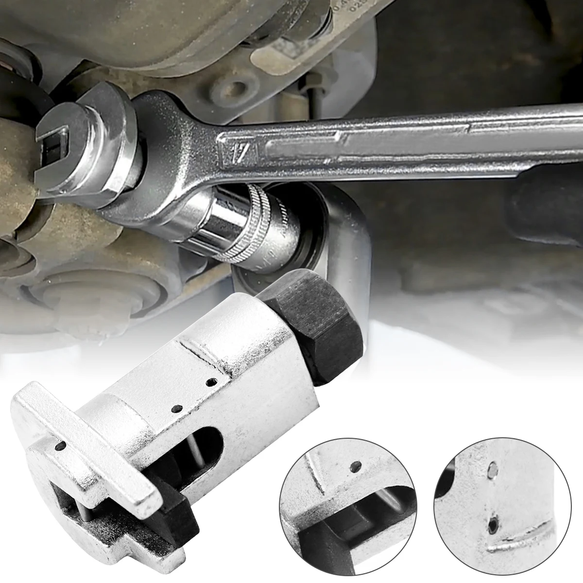 

Hydraulic Shock Absorber Removal Tool Claw Ball Head Swing Arm Suspension Separator Universal Chassis Removal Tool High Hardness