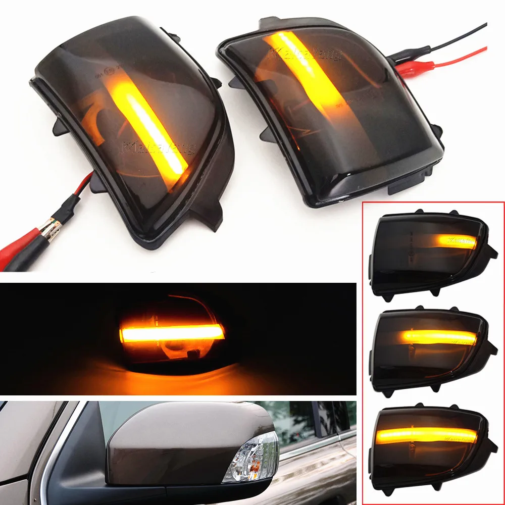 Rearview Dynamic Turn Signal Light for Volvo XC90 2007-2014 XC70 2008-2012 Front Door Wing Rear View Side Mirror Lamp Indicator