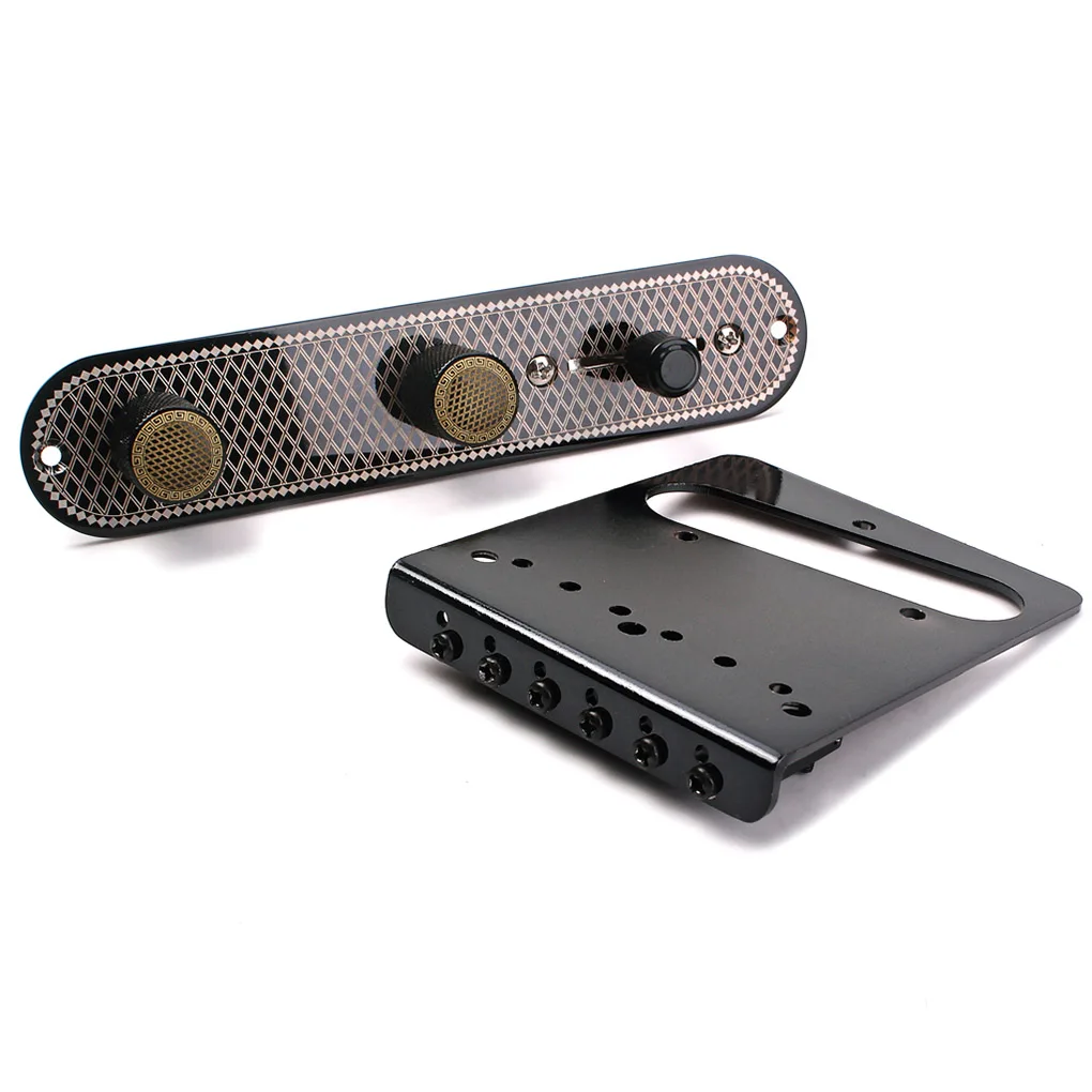 

Electric 6-string Guitar Bridge Stringed Instrument Tone Vintage Pattern Bridges Repairing Accessory Musical Rehearsal