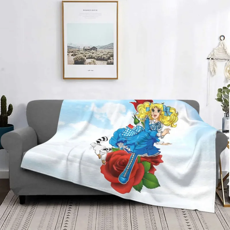 

Зимние одеяла 3d с рисунком кавайные конфеты klin, удобное мягкое Фланелевое осеннее одеяло для дивана, кровати