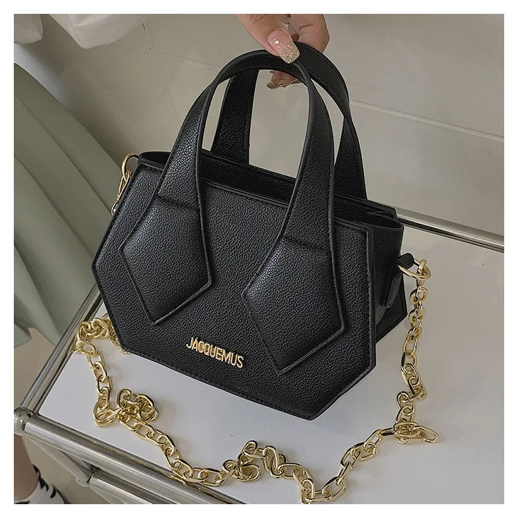 

28222 простая женская сумка с надписью 2022, Новая модная Ретро сумка-мессенджер с цепочкой на плечо для женщин, ручные сумки