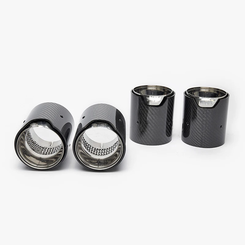 4 шт. автомобильные наконечники из углеродного волокна для BMW M2 F8 M3 F80 M4 F82 M5 F10 M6 F12 M |