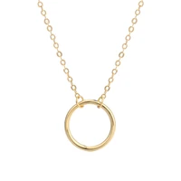 denean s925 sterling silver necklace simple circular pendant collar for women party jewelry on the neck fashion new hot sales