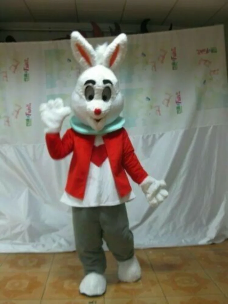 

New Happy Rabbit Carnival Mascot Easter Dress Set Bunny Cosplay Performance Costume Adult Use Birthday Advertising Parade Set