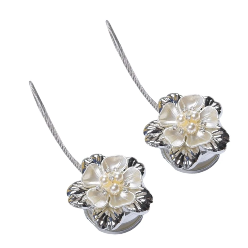 Магнитный жемчуг Цветочный подхват для штор из стальной проволоки Держатель
