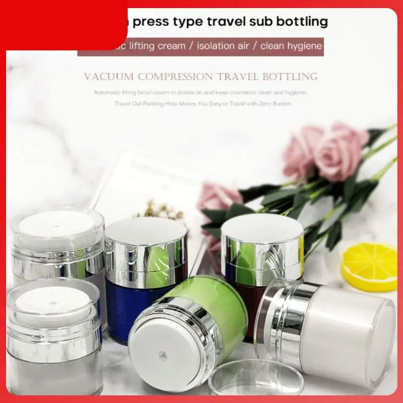 

50ml/30ml/15ml Small Empty Cosmetic Refillable Bottles Plastic Eyeshadow Makeup Face Cream Jar Pot Container Cosmetic Tool