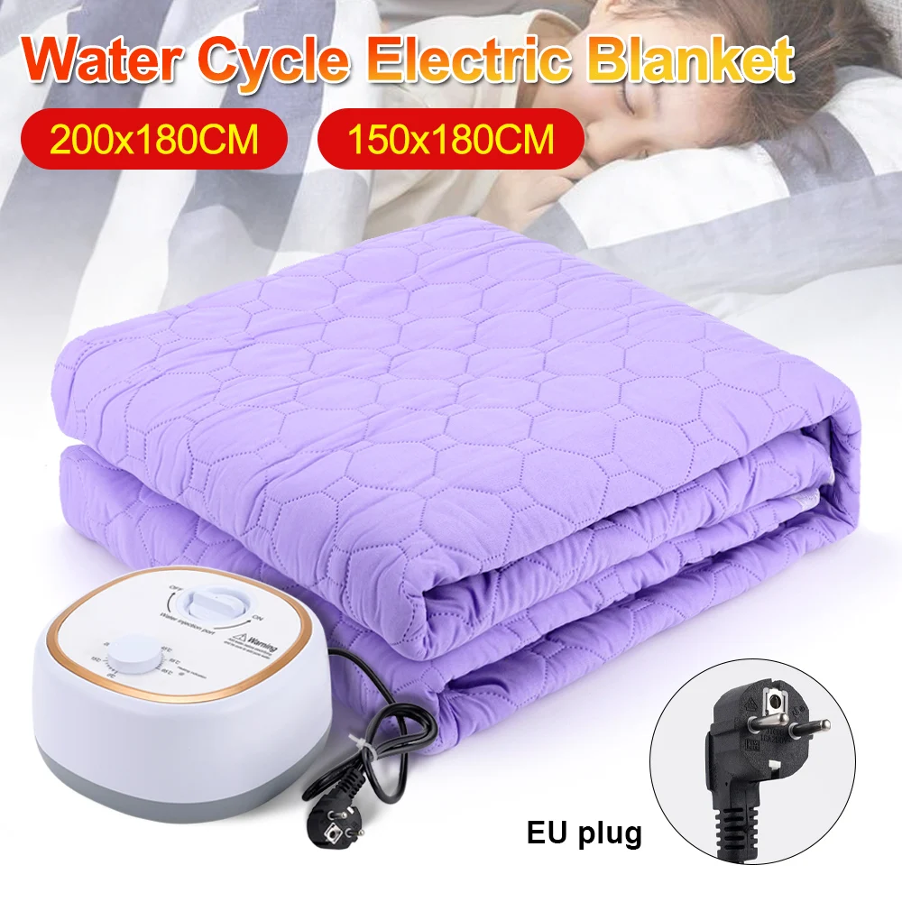

Electric Blanket Heater Water Heating Blanket Water Circulation Double Mattress Warmer Adjustable Temperature Control Thermostat