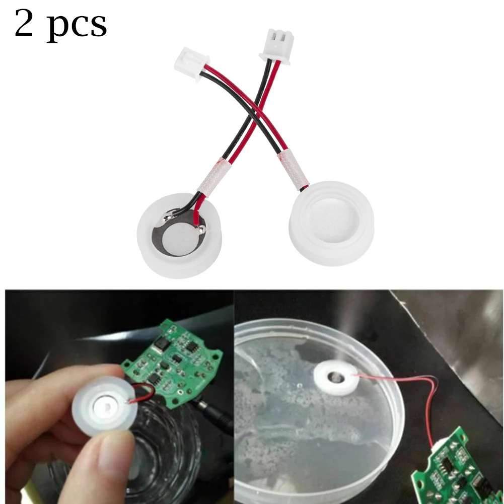 

Durable Practical Useful Ultrasonic Mist Maker Fogger Replace Replacement 2 Piece Accessories Ceramic Transducer