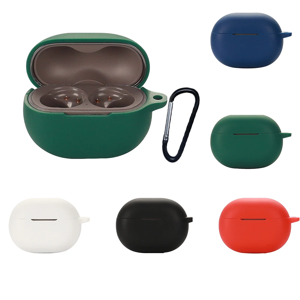 For SoundPEATS Engine 4 Case Solid Color Silicone Bluetooth 