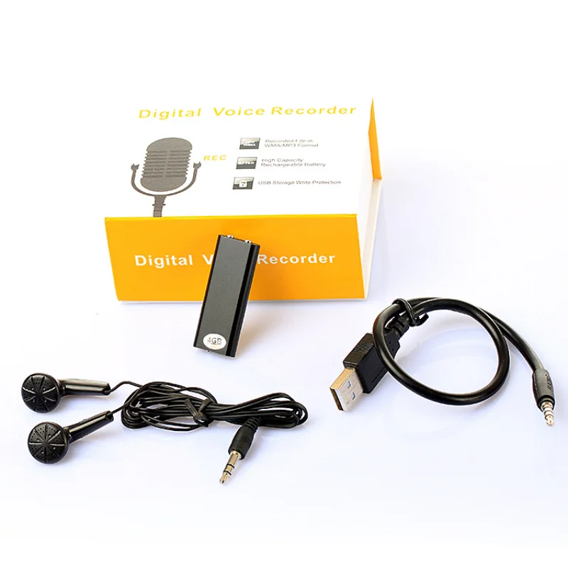 

Newest 8G Mini Digital Audio Voice Recorder Dictaphone Stereo MP3 Music Player USB Flash Disk Drive 8GB Memory Storage