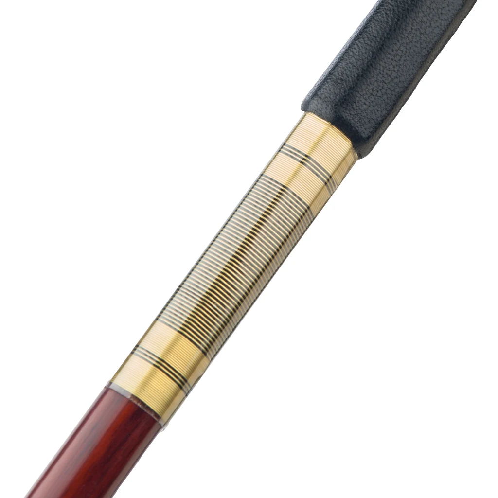 NAOMI 4/4 Size Violin/ Fiddle Bow IPE Bow Round Stick Ebony Frog W/ Peacock Inlay  Exquisite Bow