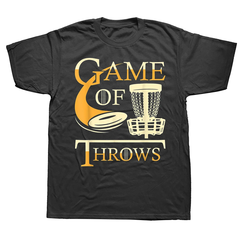 

Funny T Shirts Game of Throws Disc Golf Golfing Graphic Cotton Streetwear Short Sleeve Birthday Gifts T-shirt Mens Clothing