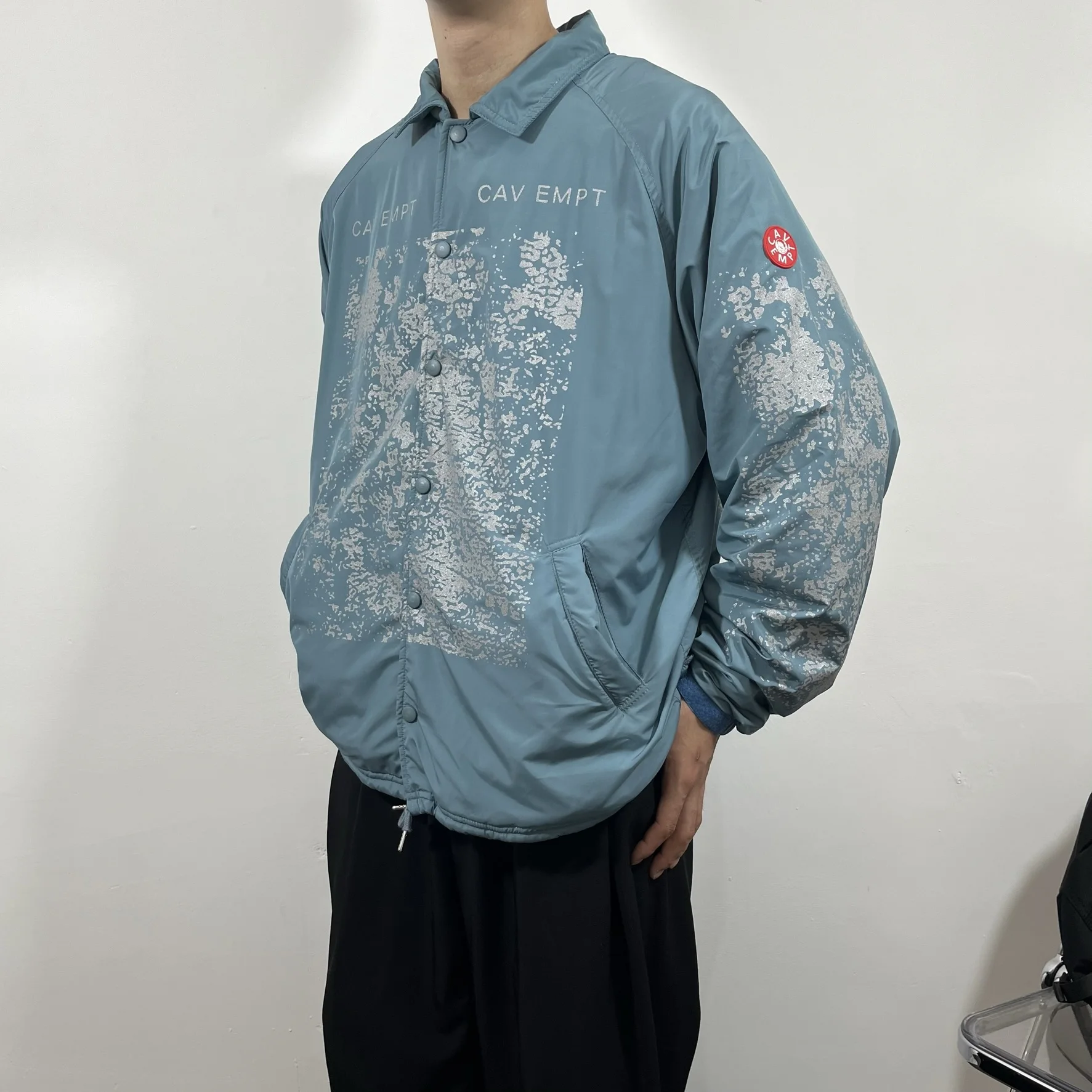 

CAVEMPT CE Japanese Fashion Brand Autumn and Winter New Reflective Charge Jacket Zipper Coat Men's and Women's Fashion Jacket