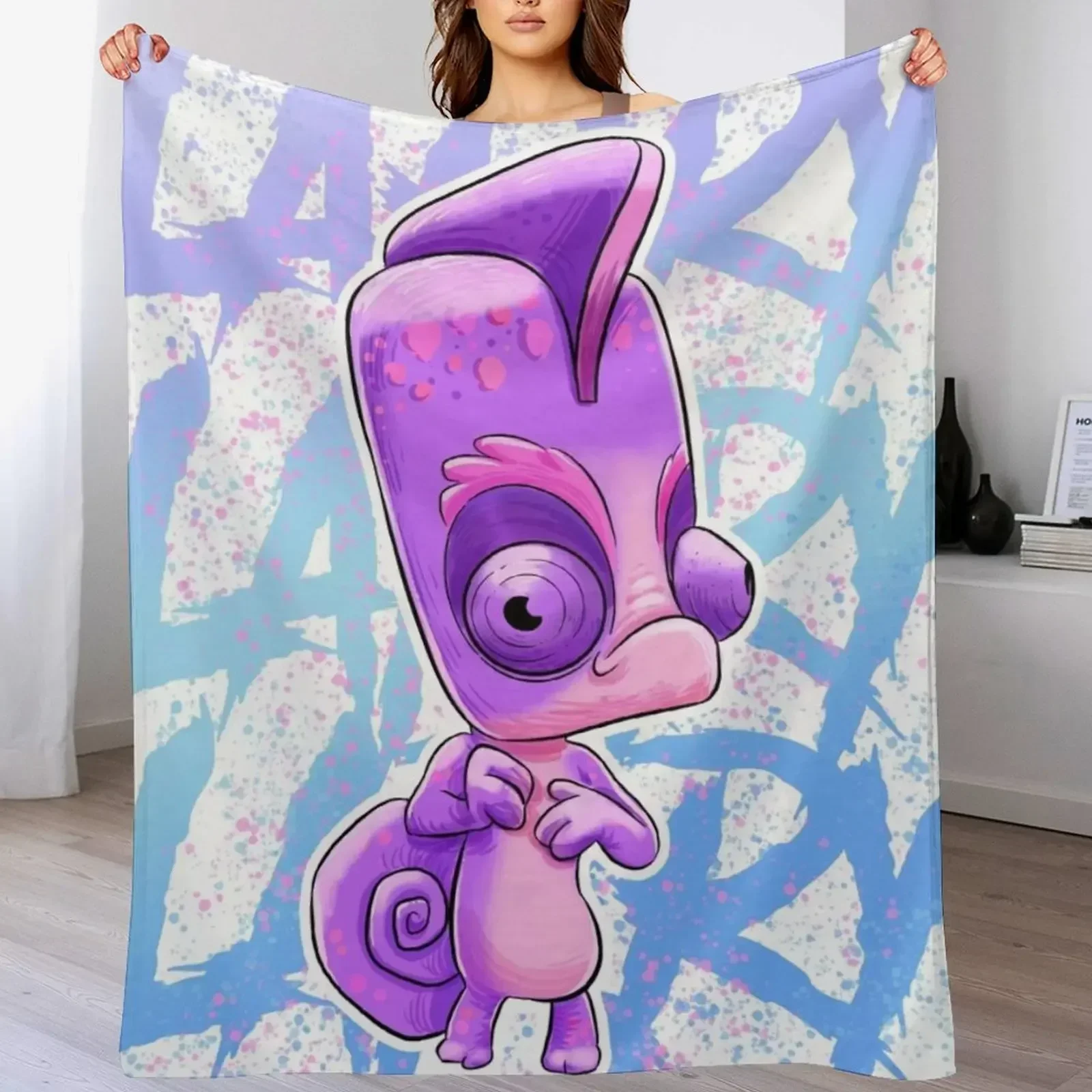 Одеяло ZOOBA Larry The Cameleon тонкие фланелевые одеяла