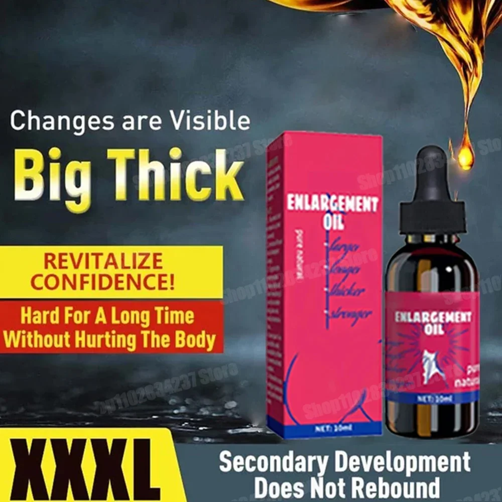 Массажное масло Grow Long для мужчин большего размера