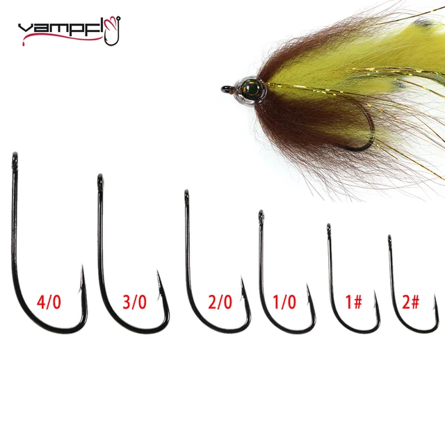 Vampfly 2X Stength Stinger Fishhook Fly Fishing Hook Streamer Flies Tying For Pike Bass Trout Saltwater Freshwater Fishing 1