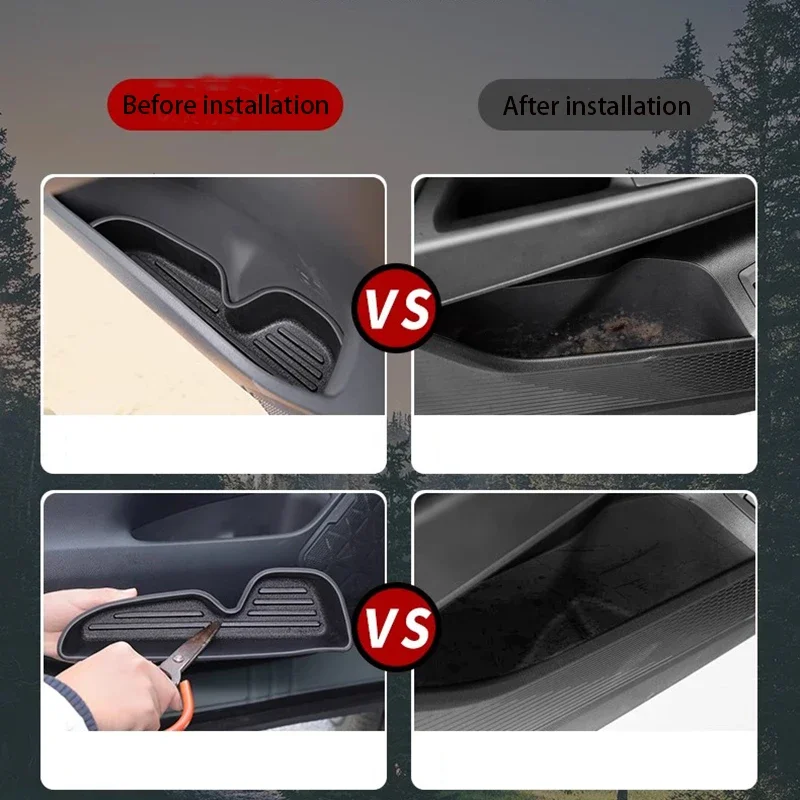 Фото Новый! Подходит для Toyota Rongfang RAV4 2023, внутреннее украшение, дверной слот, ящик для хранения автомобильных принадлежностей №2