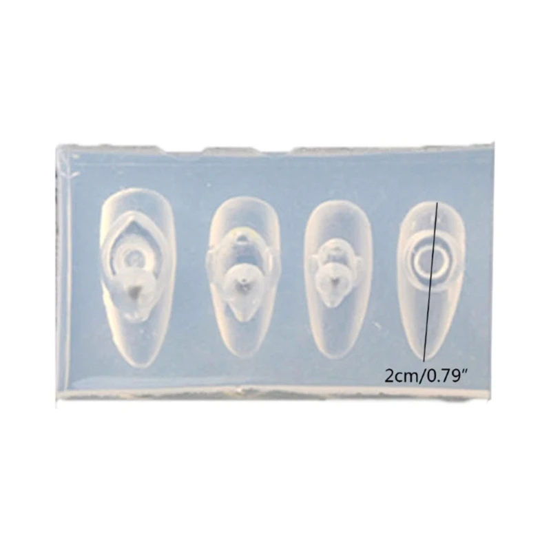 Силиконовые формы для дизайна ногтей Мультяшные милые животные утки узор 3D форма