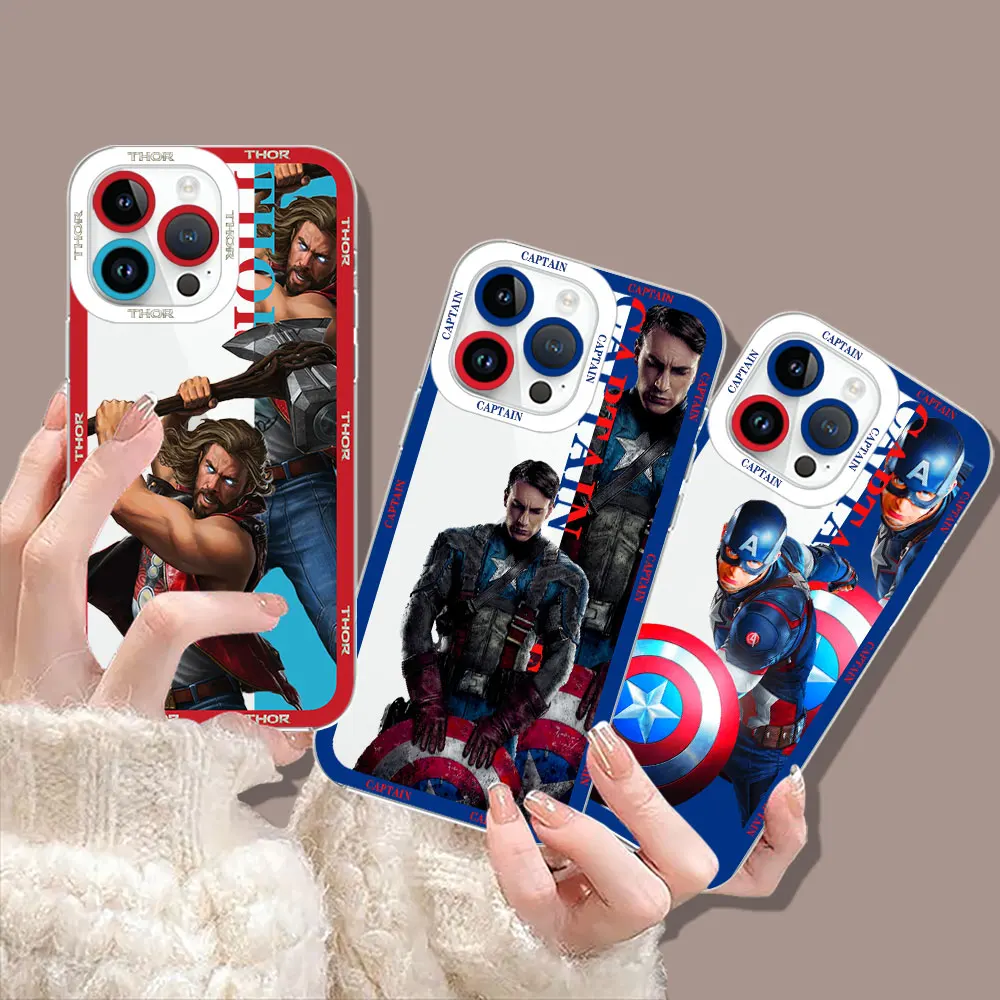 Прозрачный чехол для Apple iPhone 15 14 13 12 11 XS Pro Max Mini 8 7 Plus X XR