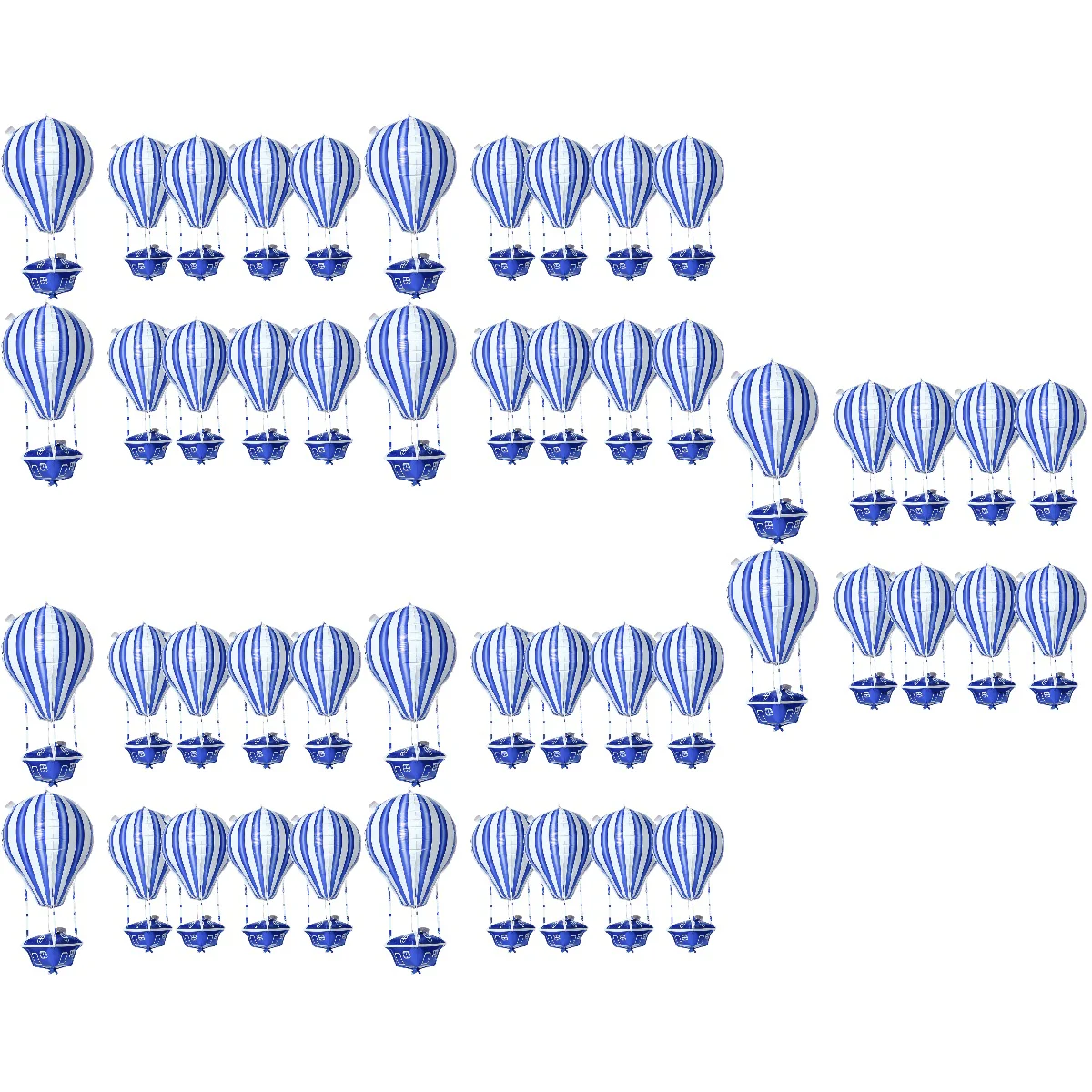 

50 Classroom Decorations Air Balloon Decor Birthday Party Supplies Aluminum Film Balloons Balloon