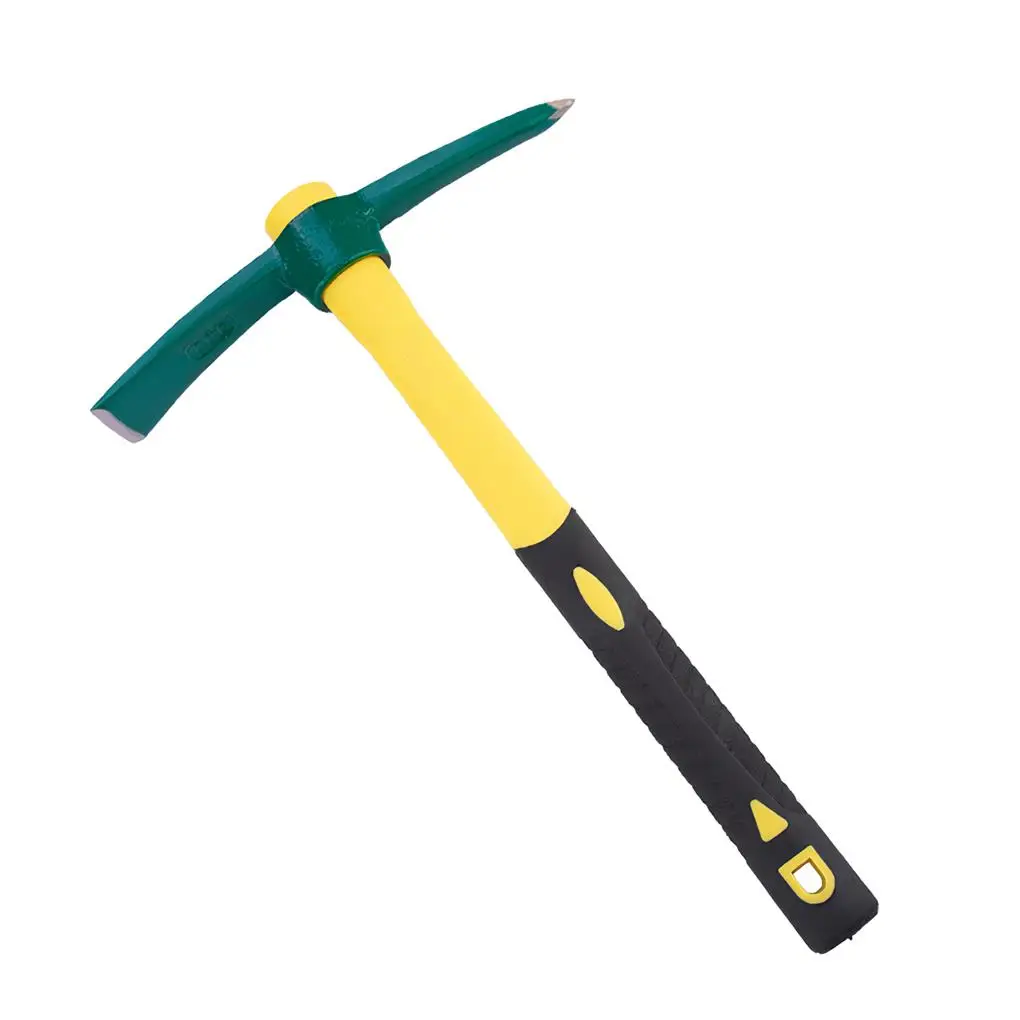 

Hoe Garden Pick Axe Long Handle Picks Rustproof Wear-resistant Steel Hoe High Hardness Loosening Soil Gardening Camping