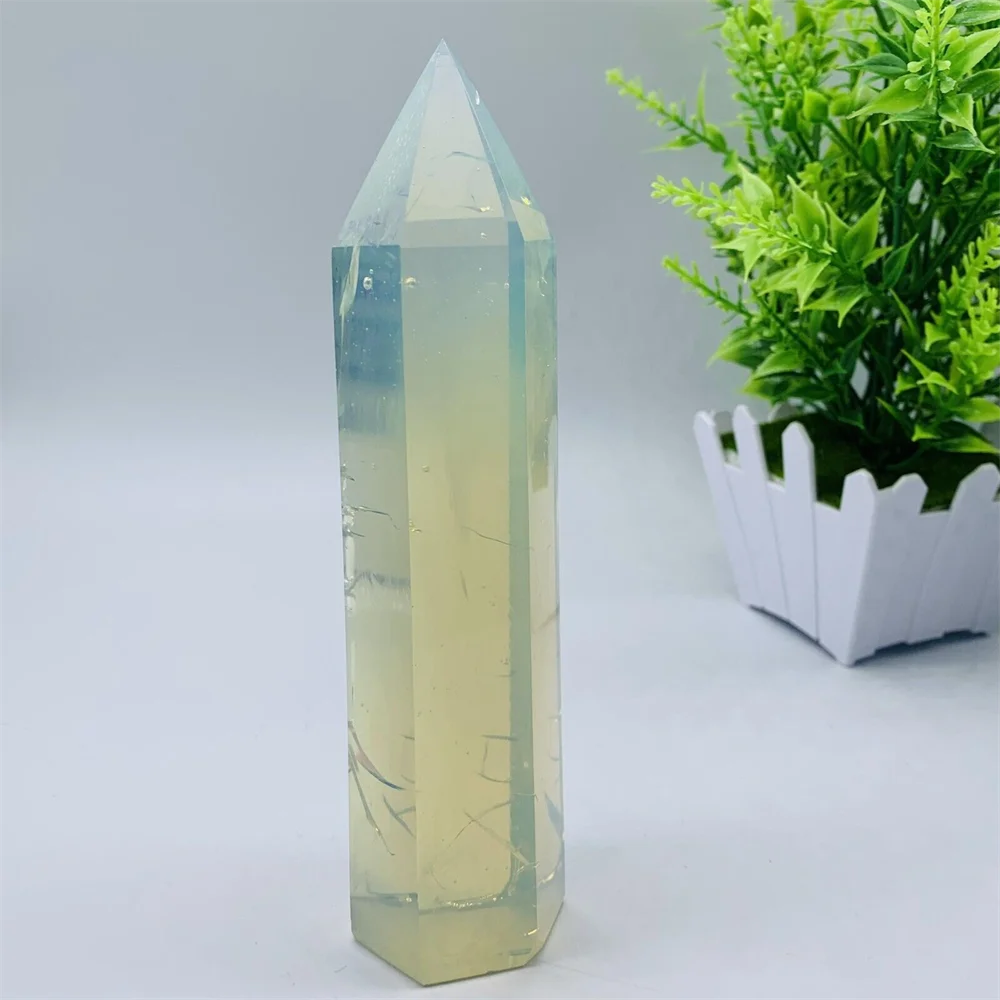 Высококачественный Редкий Натуральный опал Хрустальная Шпилька ремонт рейки