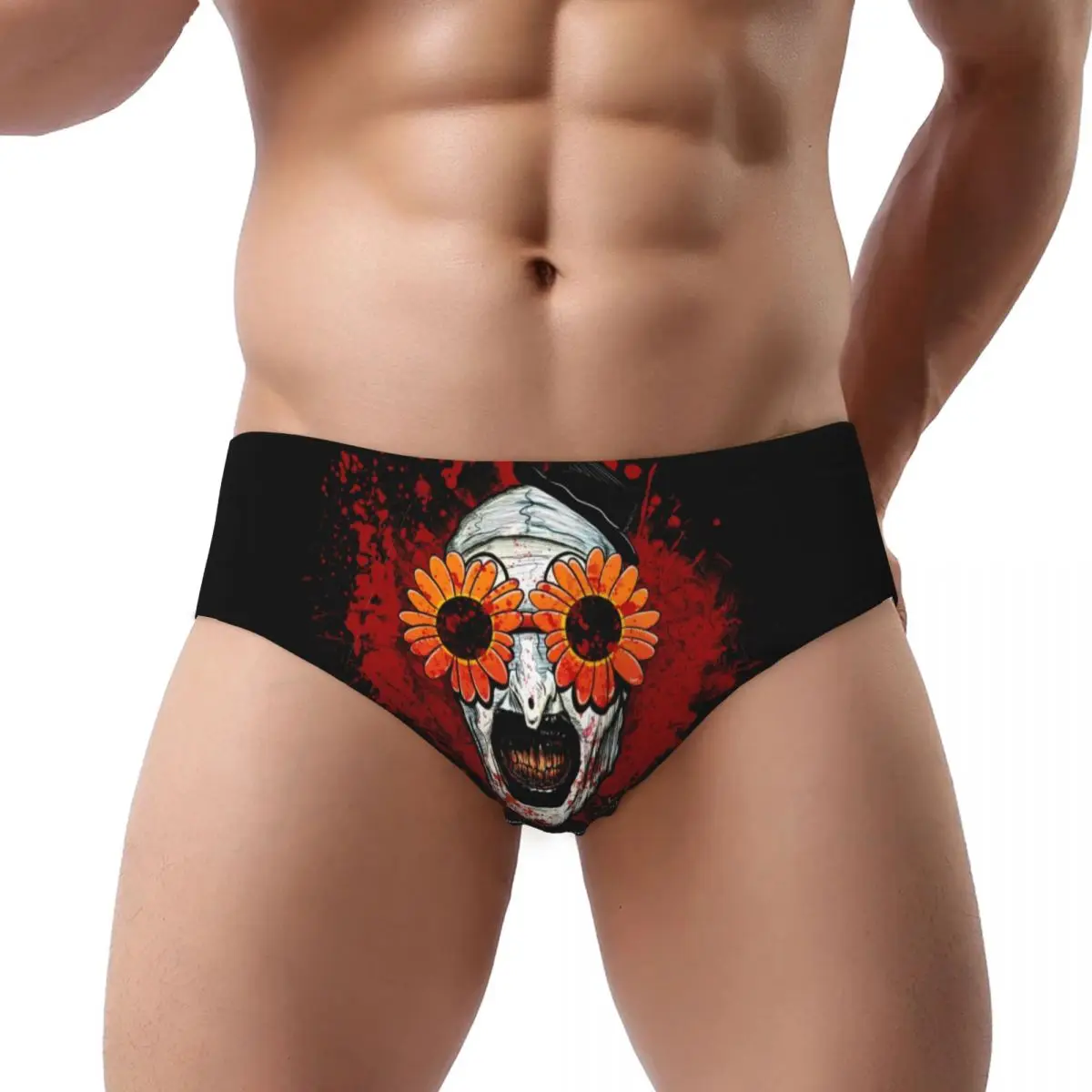 Фото Трусики Custom Terrifiers Art The Clown для женщин, дышащее эластичное нижнее белье №1