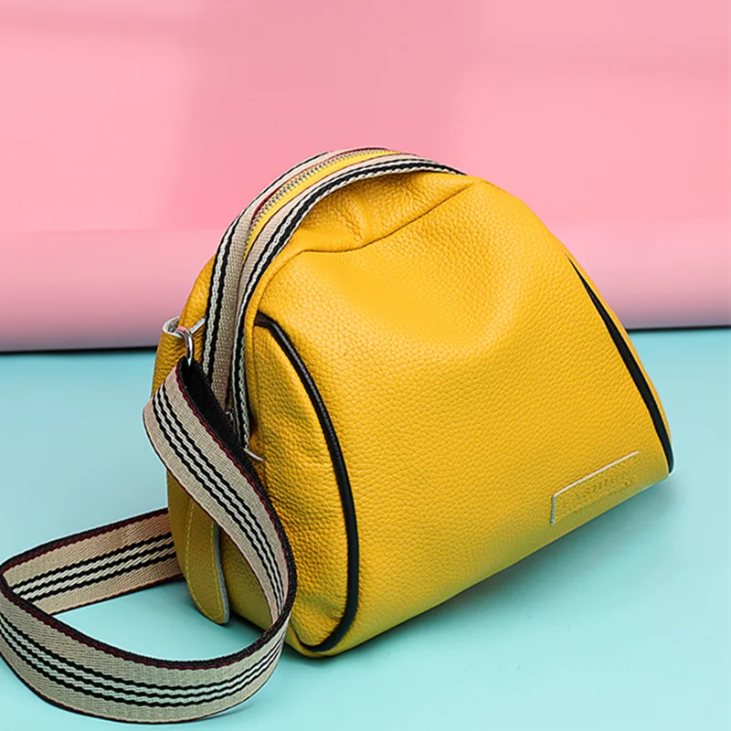 

Genuine Leather Women Handbags Women's Crossbody Bag Brand Cowhide Ladies Messenger Bag Fashion Luxury Female Shoulder Tote Bags