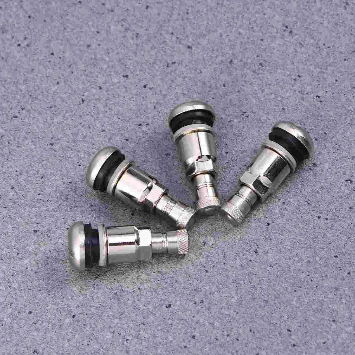 

4pcs Stainless Steel Snap-in Stems Tire Tyre Stems Car for Car Tyre