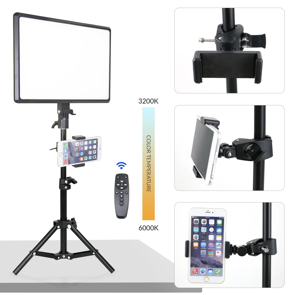 14 Inch LED Video Soft Light Panel Studio Photography Lamp Camera Fill Light for Live Streaming Video Conferencing