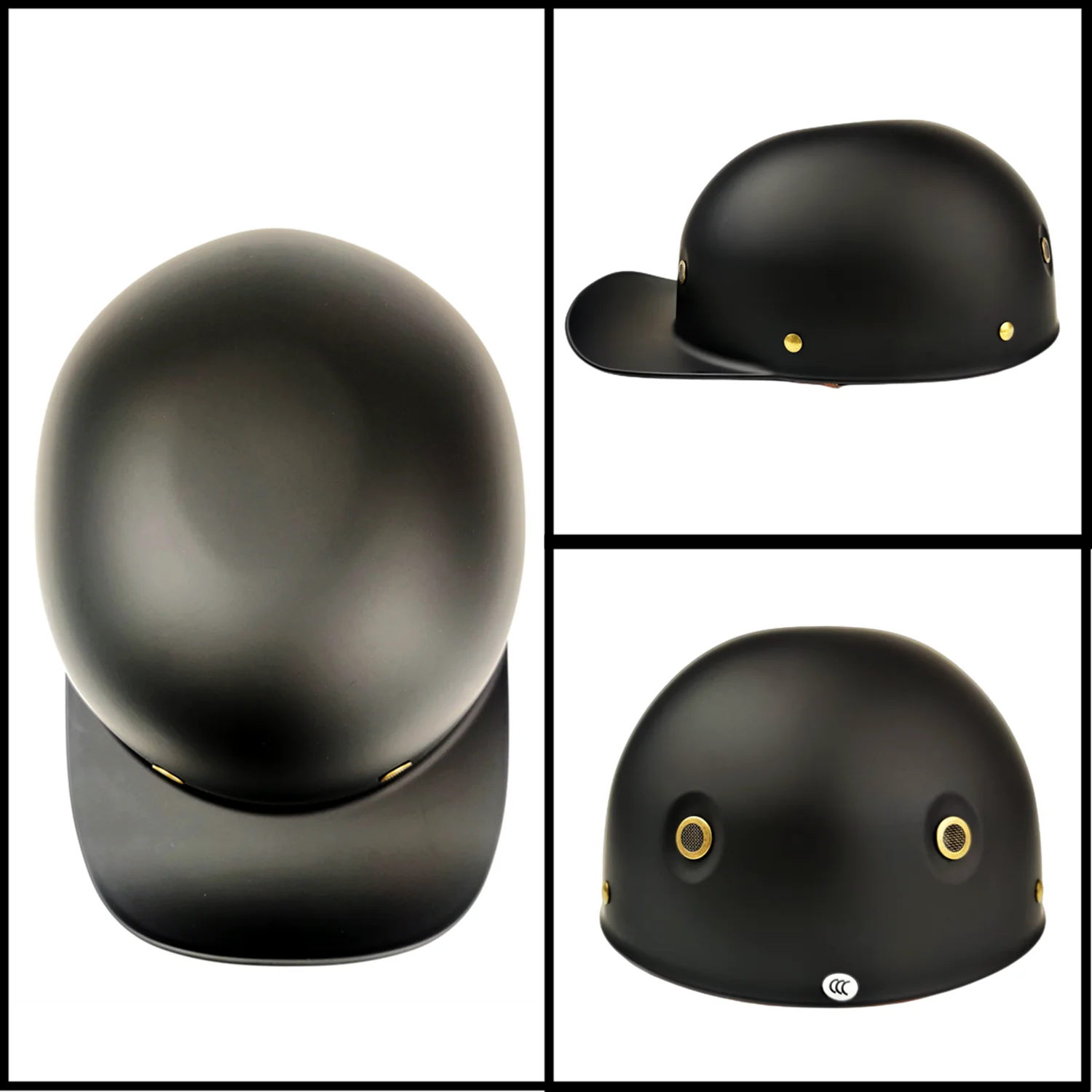 

Винтажная мотоциклетная Кепка в стиле ретро, бейсбольная кепка с открытым лицом, шлем для мужчин и женщин, чоппер, электрические мотоциклы, Круизер, скутер