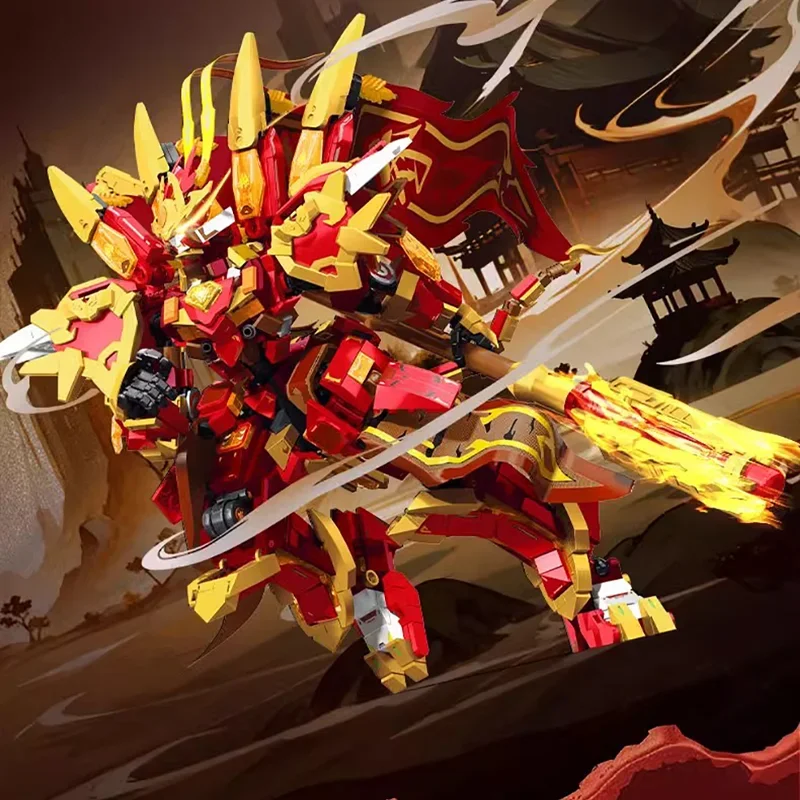 Строительные блоки SEMBO головоломка для мальчиков Путешествие на Запад Меха