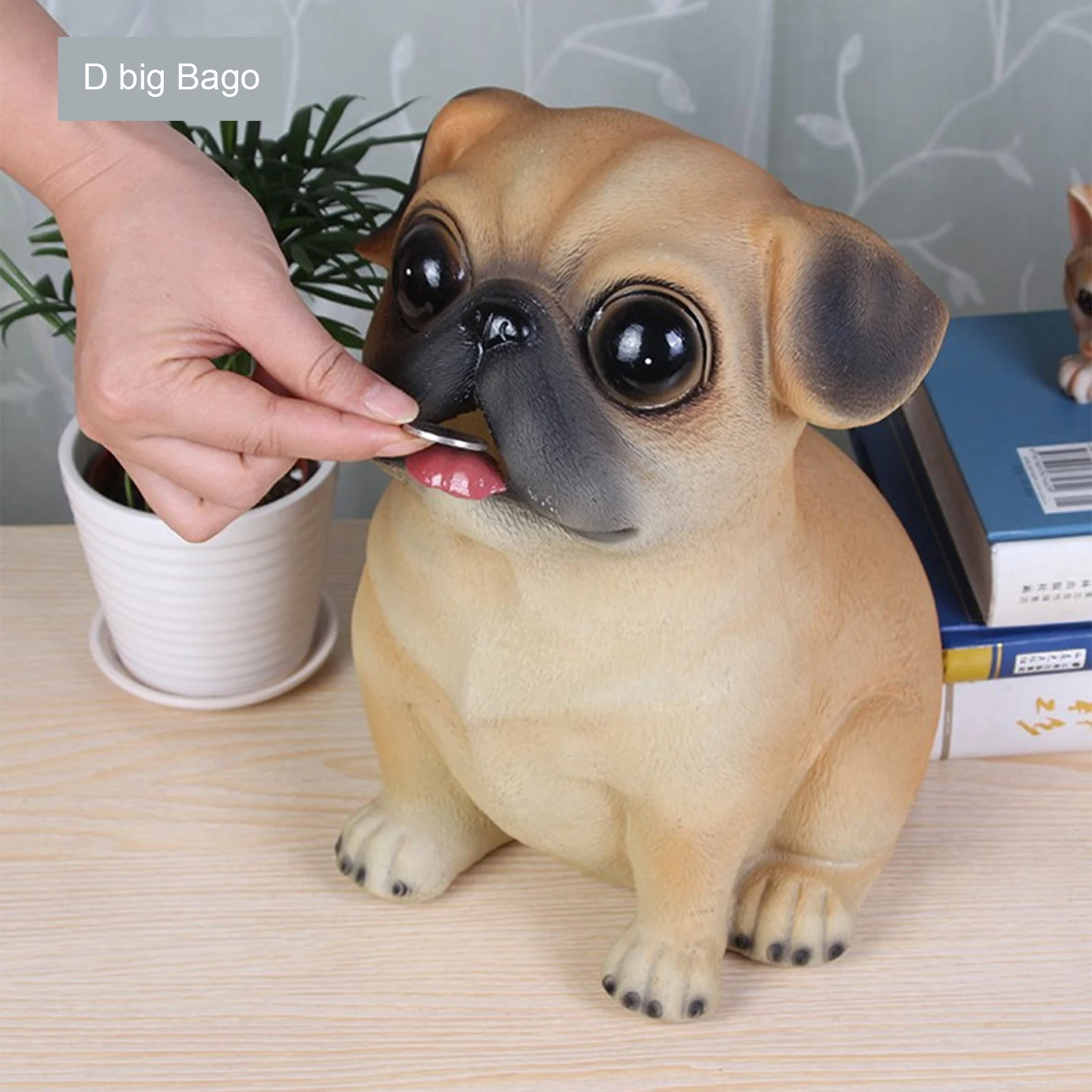 

Creative Cute Pet Puppy Piggy Bank Zodiac Dog Children'S Gift Vivid Teddy Cute Pet Rubber Piggy Bank Children'S Gift