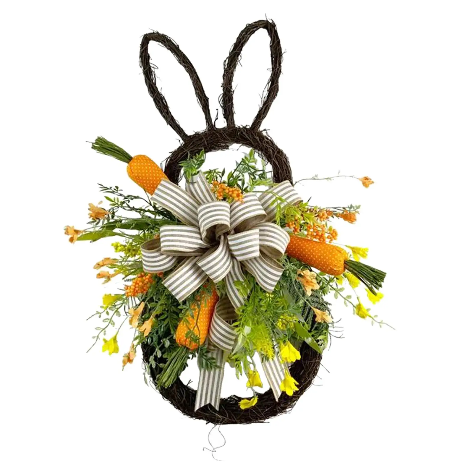 

Милый Пасхальный венок с кроликами, Декоративная гирлянда, украшения, знак, кролик, весенний венок для входной двери, Свадебный декор, весенний комнатный висячий
