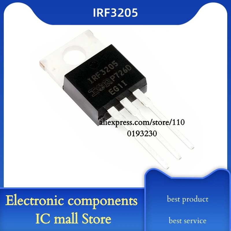 5 шт./лот IRF3205 IRF3205PBF MOSFET N-CH 55V 110A 200W TO220 в наличии