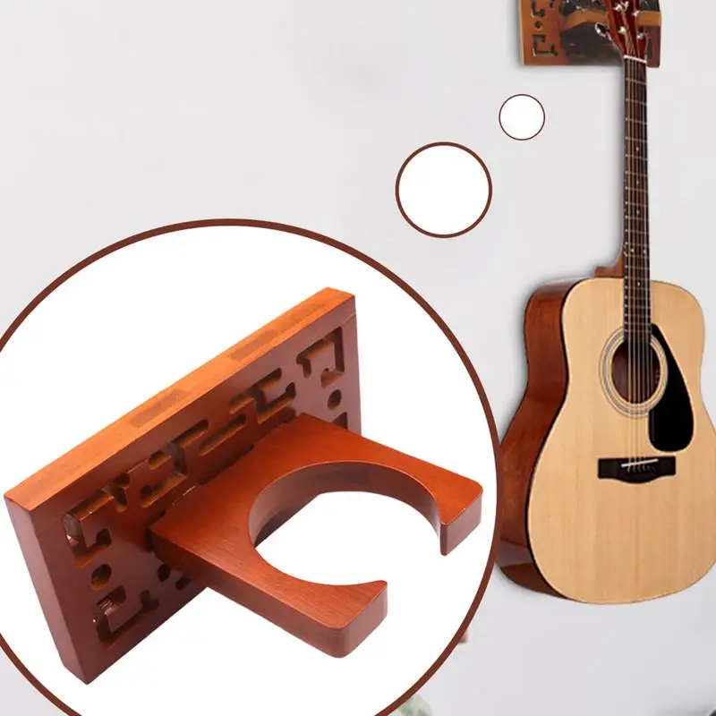 Настенное крепление для укулеле настенная вешалка гитары деревянная прочная