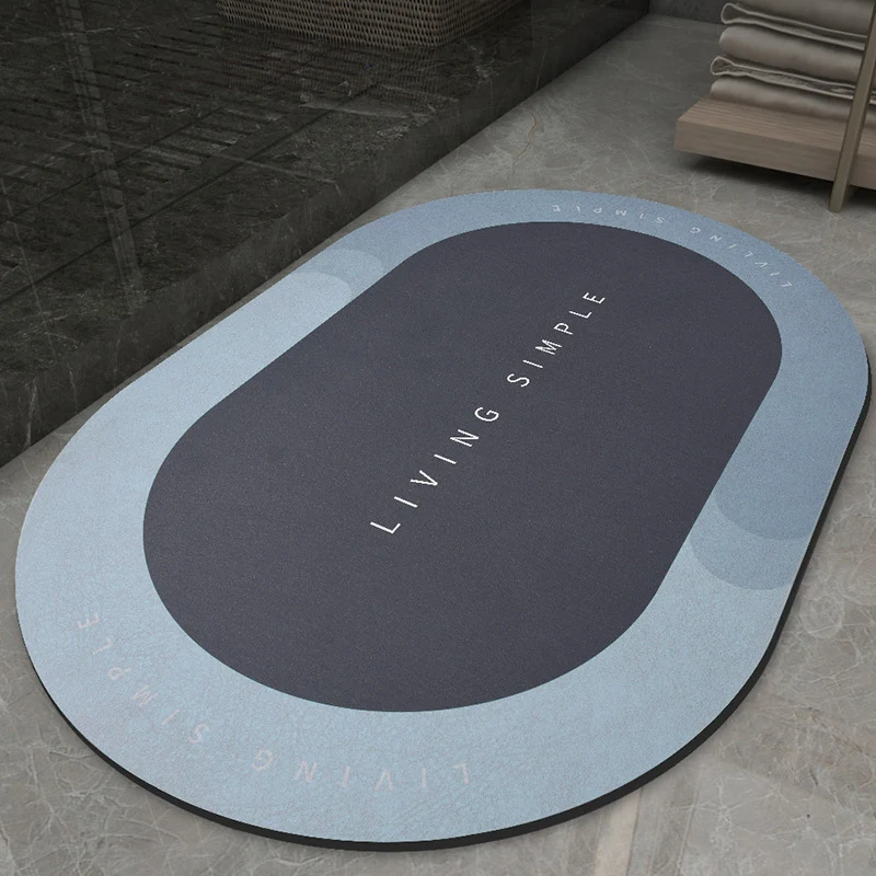 

Bath Mat Entrance Door Mat Super Absorbent Bathroom Mats Quick Drying Bathroom Carpet Modern Simple Non-Slip Floor Mats Home