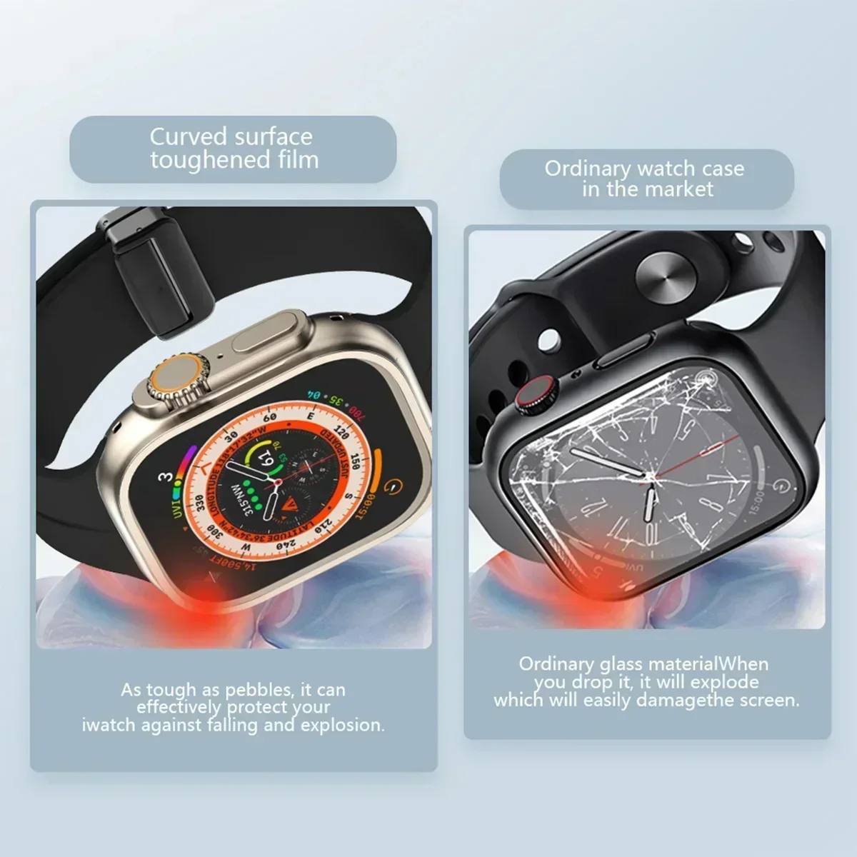 Низкая цена Защитная крышка для экрана Apple Watch 46 мм 45 мм 44 мм 40 мм 41 мм Жесткий ПК HD iwatch 10 9 8 7 SE 6 5 4 Изменение на ультра (art.: 3920d17cca00a) - 3920d17cca00a