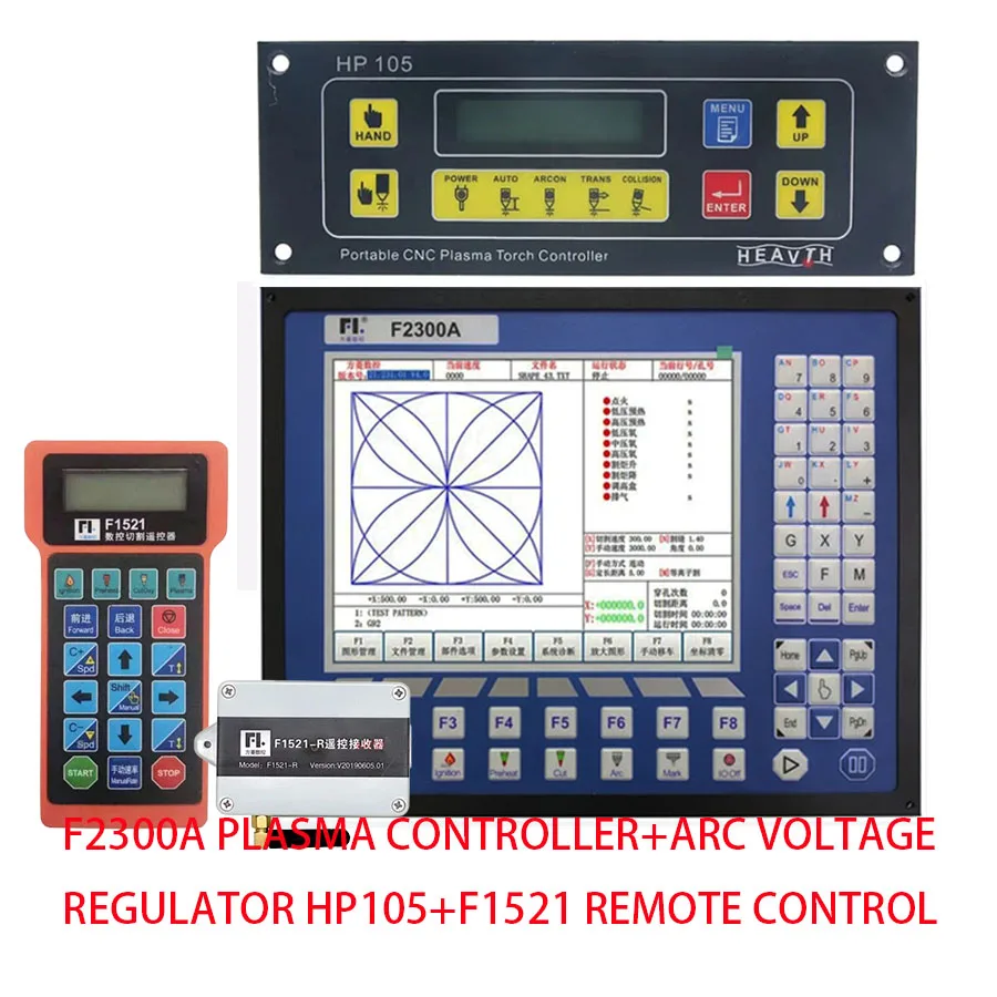 Плазменный контроллер F2300A + регулятор напряжения дуги HP105 F1510 оборудование для
