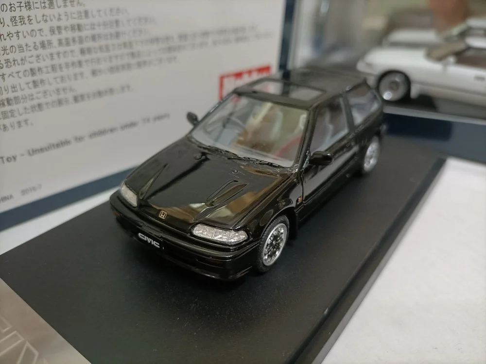 

MARK43 1 43 Unlimited Honda Civic Roadster Mugen Civic Si EF3 CF-48 Black полимерная модель автомобиля