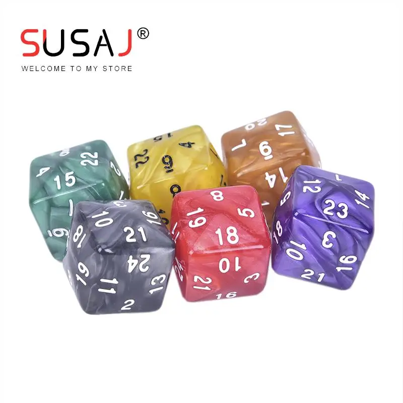 

1pc Polyhedral Dice D12 D20 D24 D30 Multi Sided Acrylic Dices for Role-Playing Desktop Table Board Game Gift Dice Drop Shipping