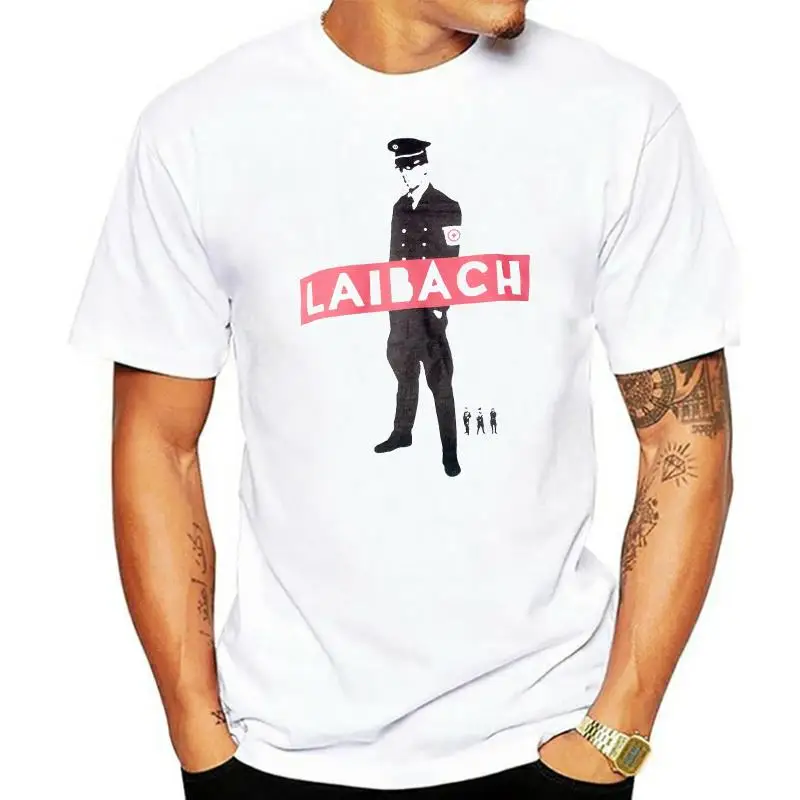 

LAIBACH, промышленная металлическая футболка с надписью ROCK die krupps kmfdm, S M L XL 2XL 3XL футболка министерства