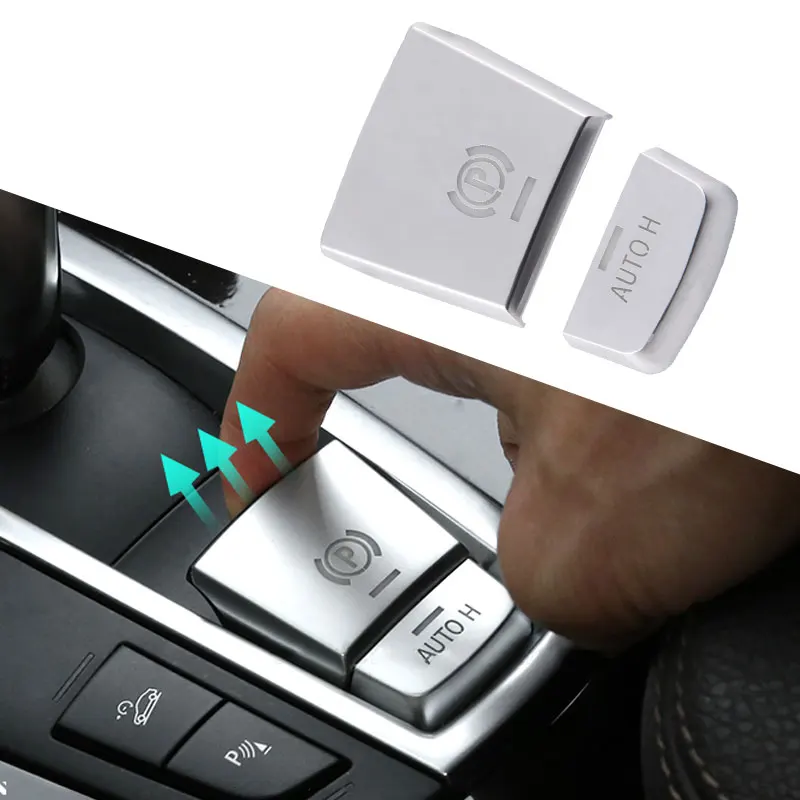 

1pcs New Car Styling AUTO H Button Cover Car Sticker Car Goods For Bmw X1 X3 X4 X5 X6 X7 E46 E90 F20 E60 E39 F10 Car Accessories