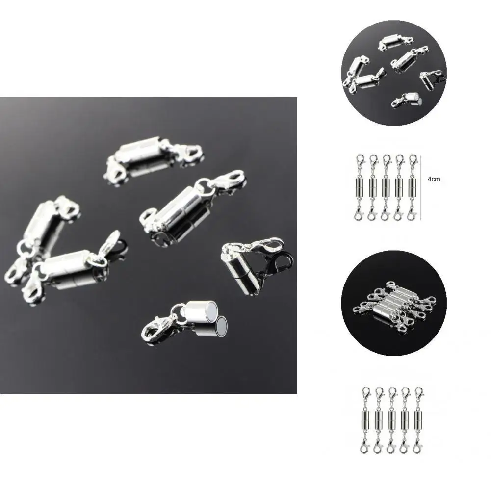

5Pcs Universal Lobster Hooks Delicate Bright Luster Alloy Electroplating Multifunction Bracelet Necklace Lobster Hooks