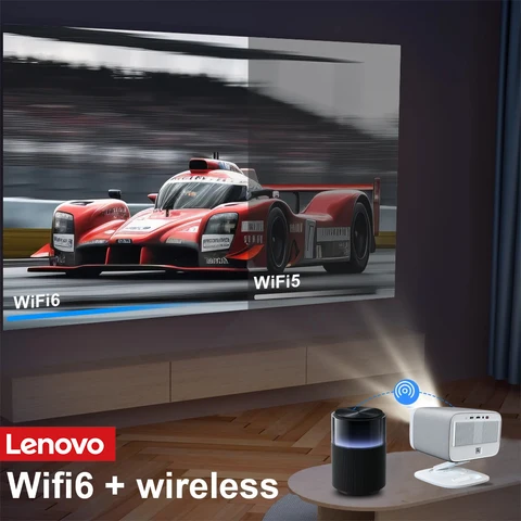LENOVO 100P 4k проектор PK hy300 pro автофокус 1140ANSI 1920*1080P светодиодный лазерный проектор портативный луч проекторы для домашнего кинотеатра