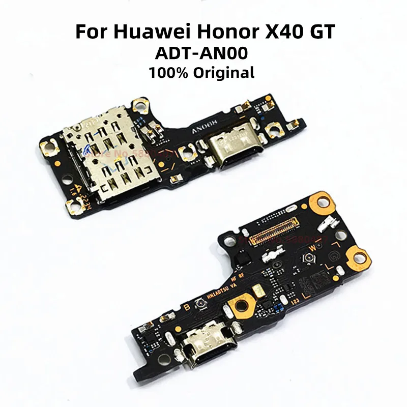 

Original Charger Board For Huawei Honor X40 GT ADT-AN00 USB Charging Port Dock SIM Card Reader Microphone Flex Cable Replacement