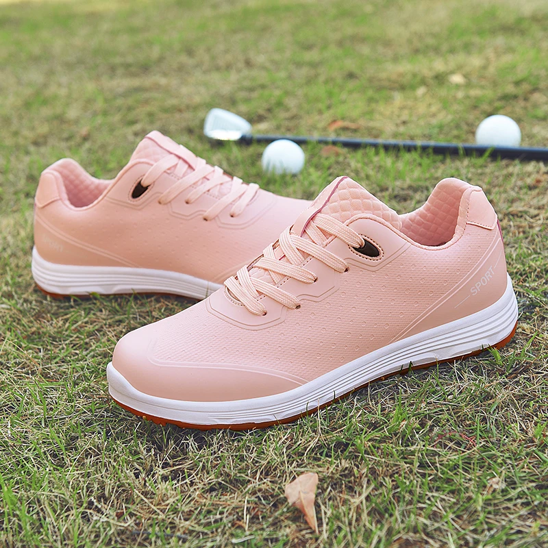 Professional Men's Golf Shoes Waterproof Grass Walking Shoes Nail-free Non-slip Sports Shoes Fashion Comfortable Golf Sneakers