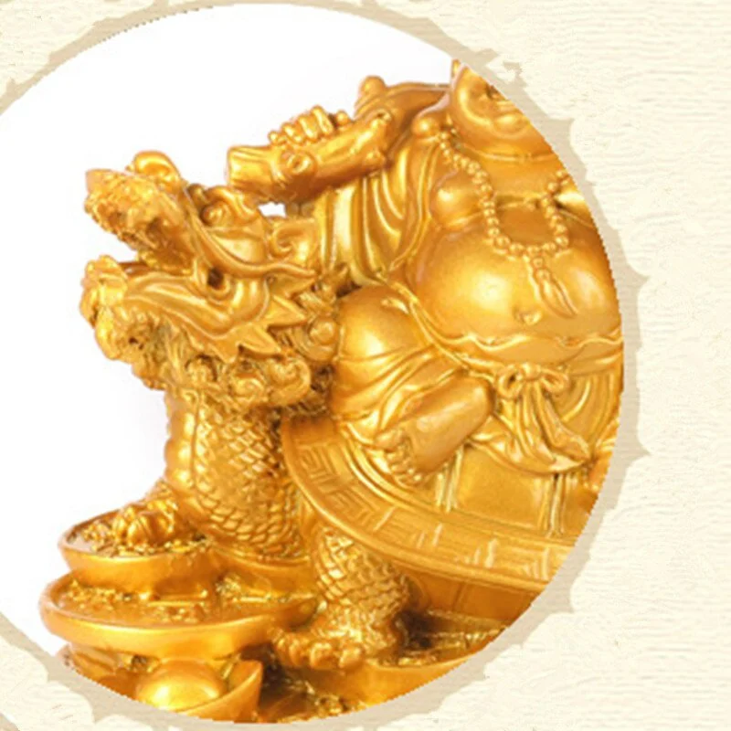 Статуэтка из китайского фэн-шуй смеющегося Будды статуэтка для денег украшения