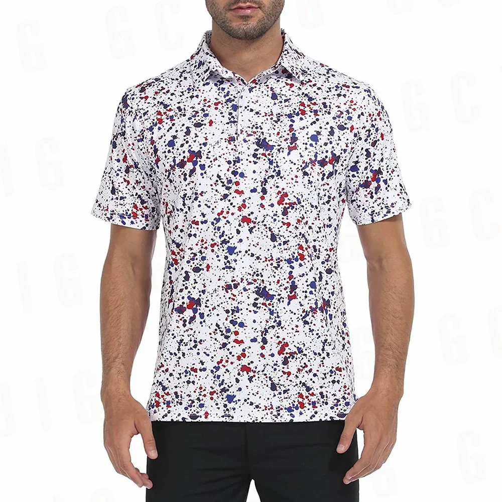 

Рубашка-поло мужская с коротким рукавом, в деловом стиле