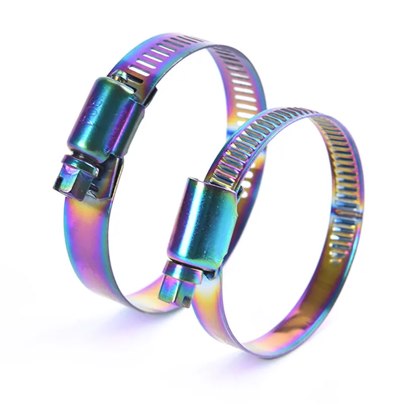 

Motorcycle Accessories Hose Clamps Stainless Steel Hose Clips Clip Clasp Metal Fastener Worm Drive Durable Anti-oxidation